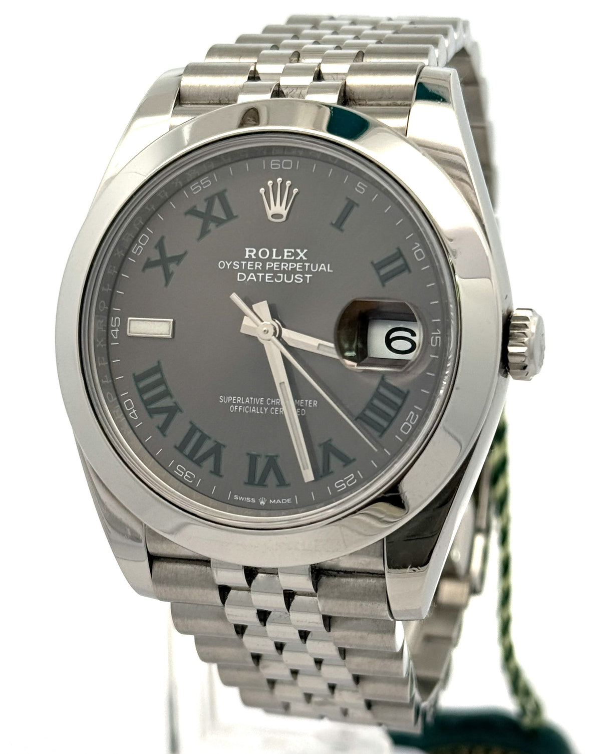 Pre-Owned Rolex Datejust 41mm SS Watch 126300 Smooth Bezel, S108638