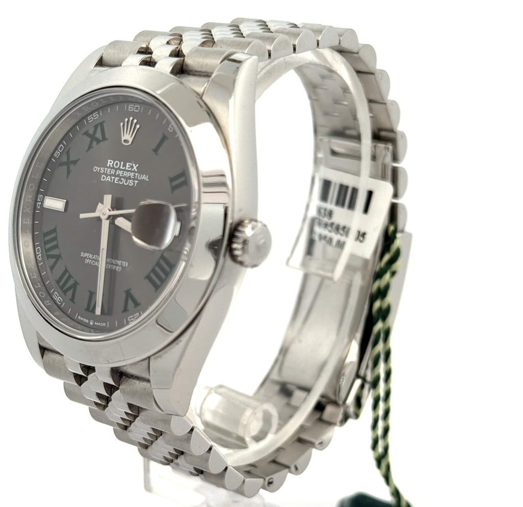 Pre-Owned Rolex Datejust 41mm SS Watch 126300 Smooth Bezel, S108638