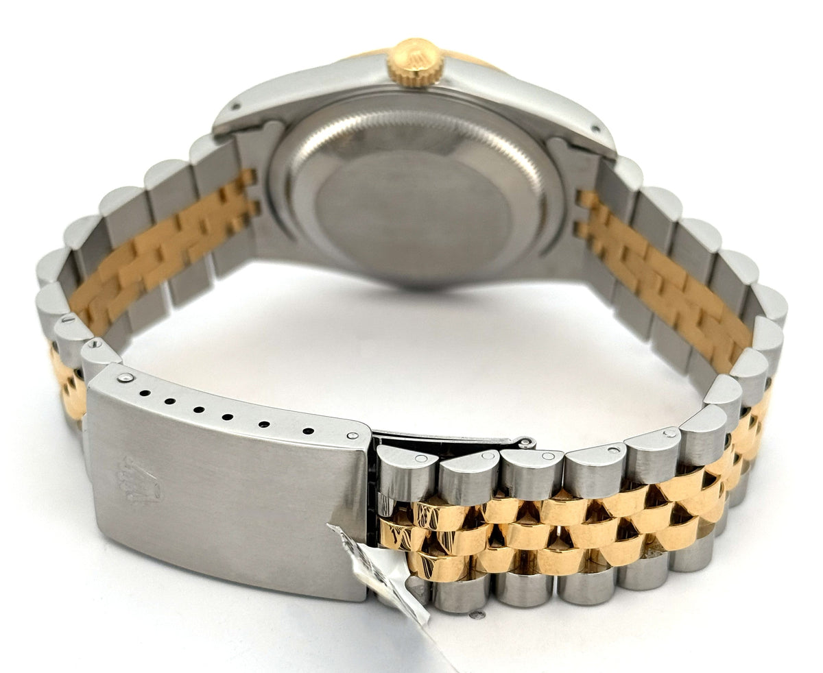 Pre-owned Rolex Datejust 36mm Blue Dial - 16233- Yellow Gold/Steel, S108464