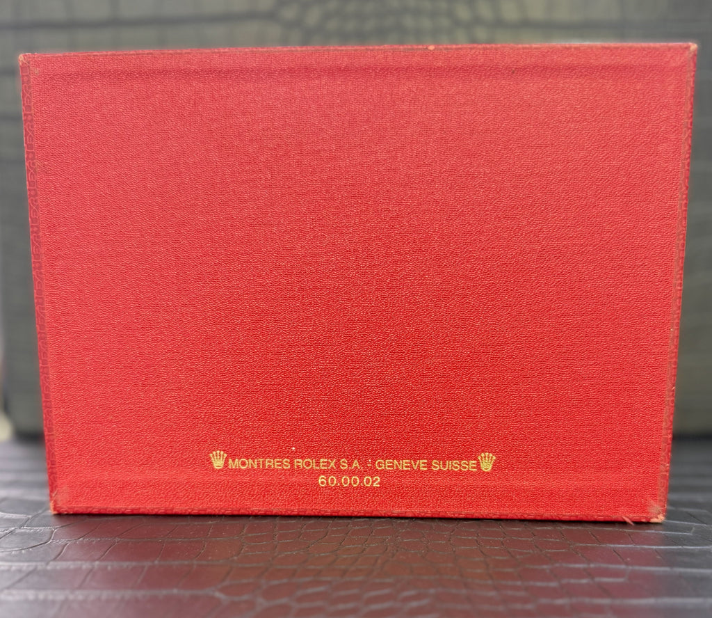 VINTAGE ROLEX WATCH BOX MONTRES ROLEX S.A.GENEVE SUISSE 60.00.02 (Pre-owned)