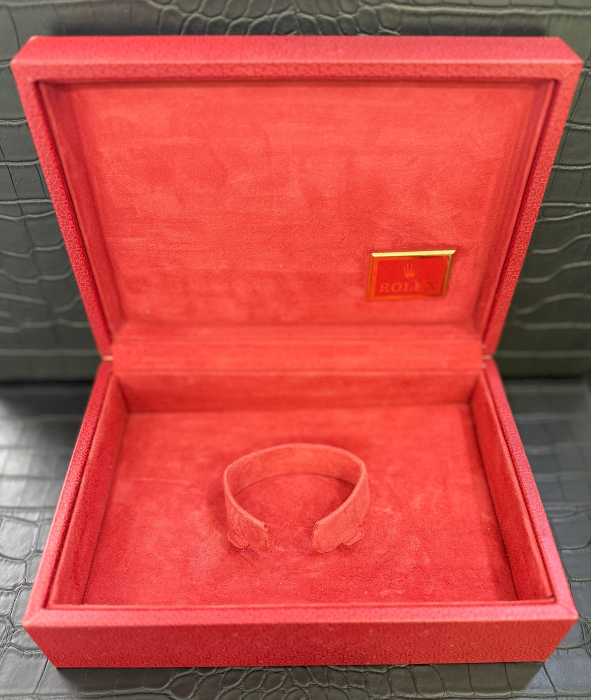 VINTAGE ROLEX WATCH BOX MONTRES ROLEX S.A.GENEVE SUISSE 60.00.02 (Pre-owned)