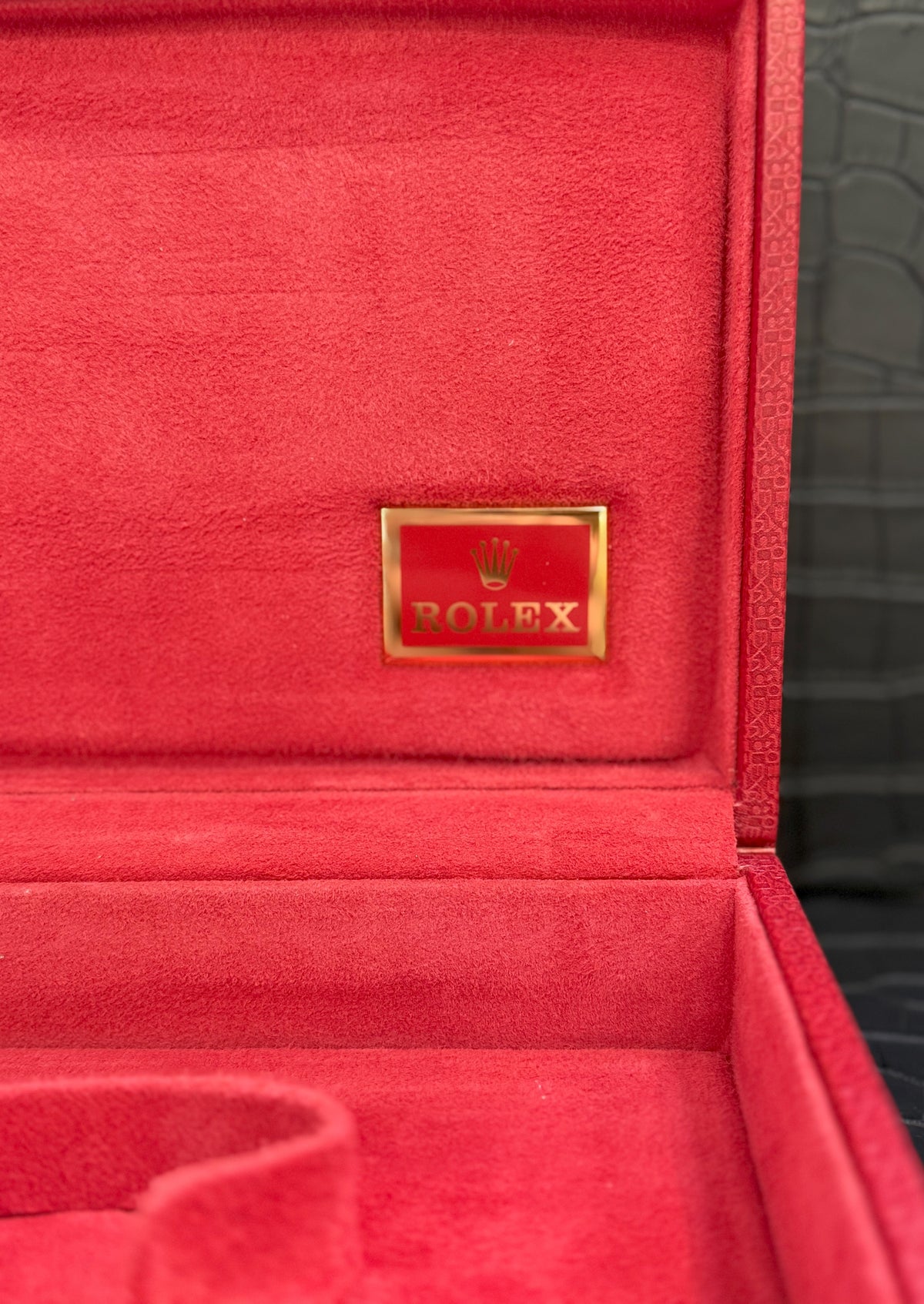 VINTAGE ROLEX WATCH BOX MONTRES ROLEX S.A.GENEVE SUISSE 60.00.02 (Pre-owned)