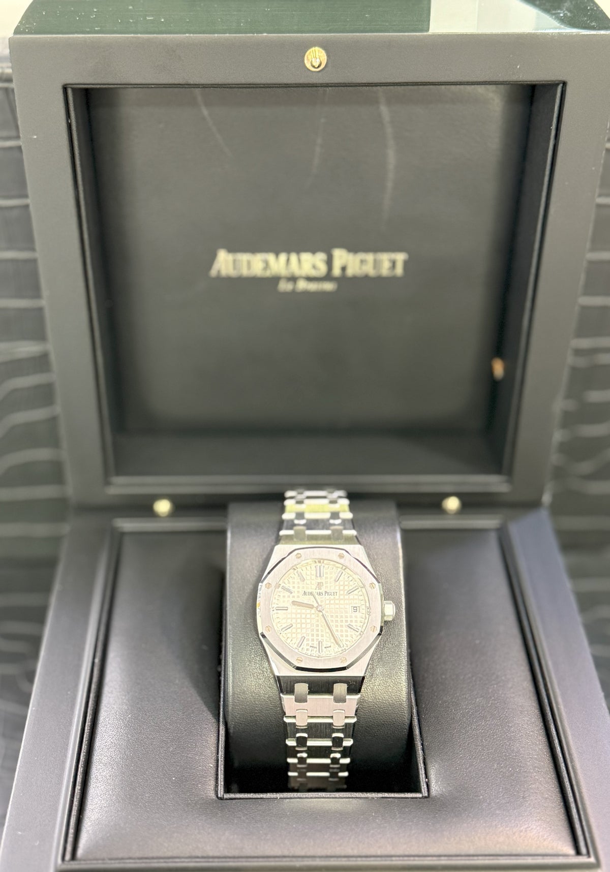 Audemars Piguet Selfwinding Royal Oak Ladies Watch 34mm 77350ST.OO.1261ST.01