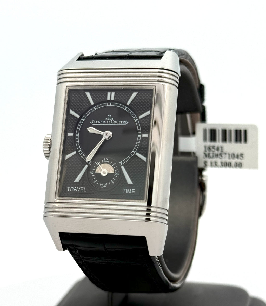 JAEGER LECOULTRE Reverso Classic Duoface Watch Q3848420 -Brand New!