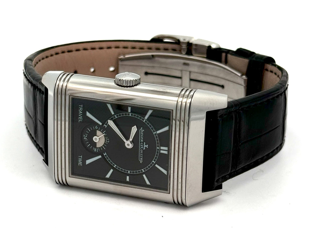 JAEGER LECOULTRE Reverso Classic Duoface Watch Q3848420 -Brand New!