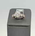 14k Yellow Gold 3.75 CT Diamond Engagement Ring, 3.4gm, S16452