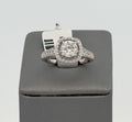 14K White Gold 1.25 CT Diamond Engagement ring, Size 7, 3.9g S107646