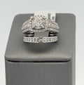 14k White Gold 1.75 CT Diamond Engagement Ring Set, 8.0gm, Size 4.5, S108015
