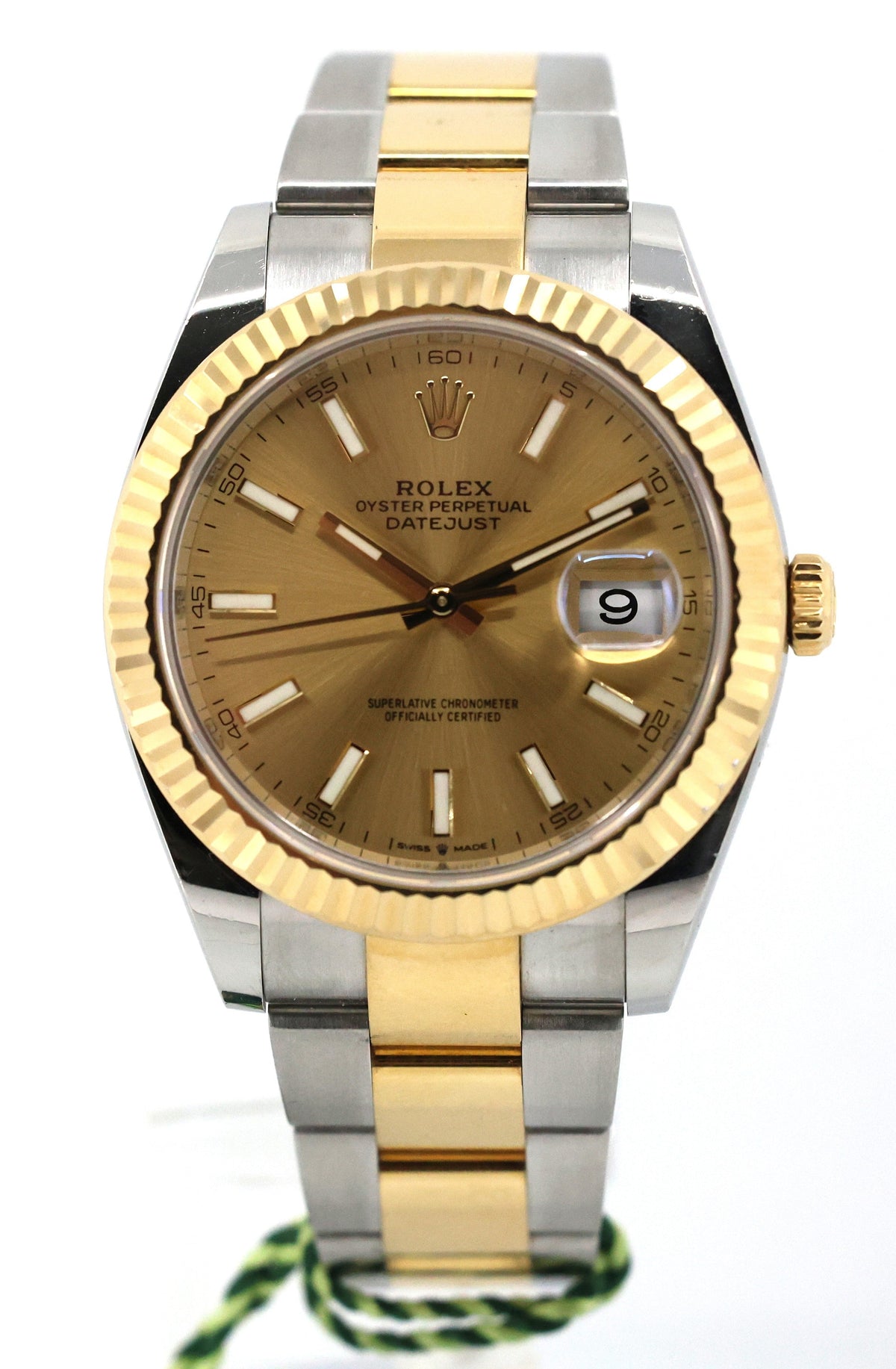 Pre-Owned Rolex Datejust 41mm 2 tone 18k Yellow Gold Watch 126333, S107948