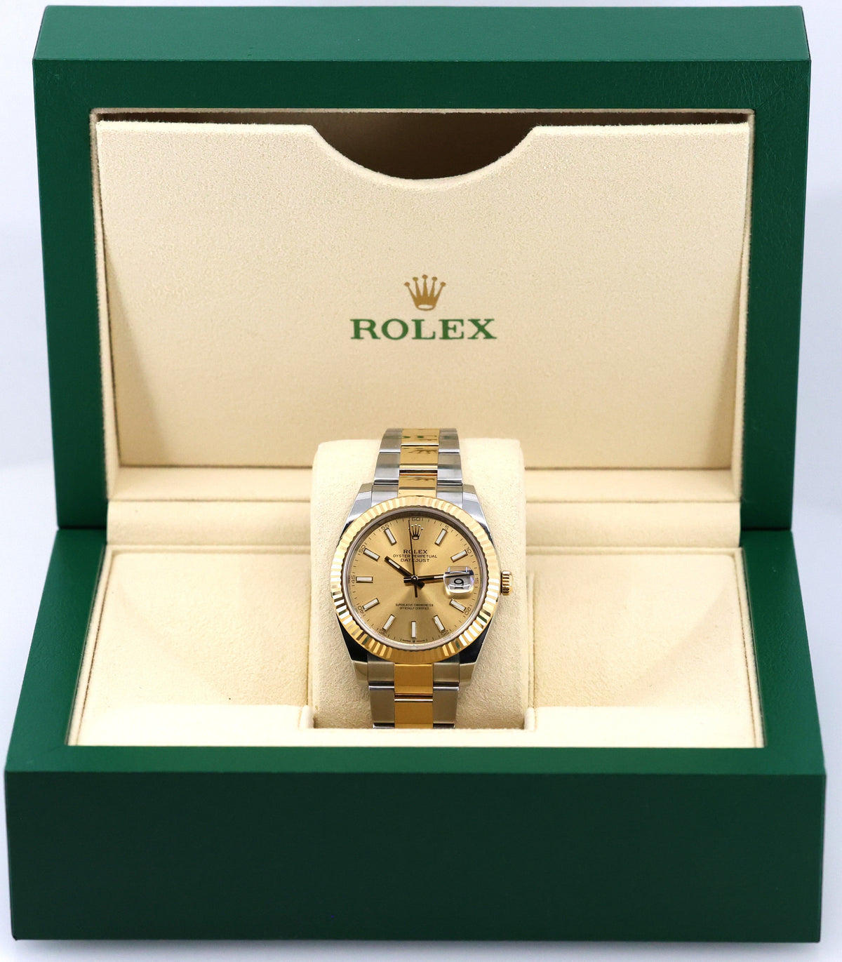 Pre-Owned Rolex Datejust 41mm 2 tone 18k Yellow Gold Watch 126333, S107948