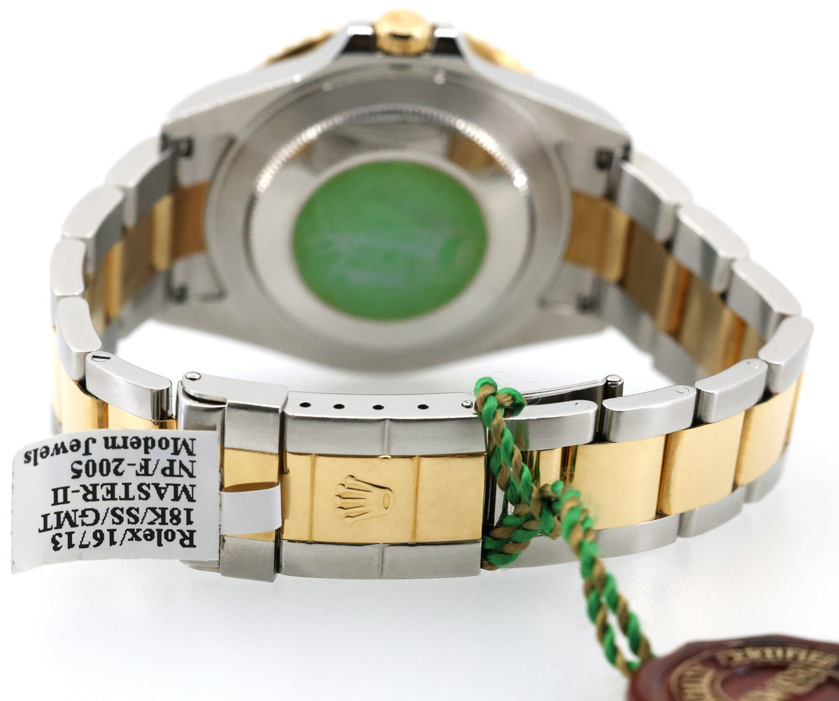 Rolex GMT-MASTER II 40mm Watch 2 Tone Watch 16713 Ceramic Bezel, S15868