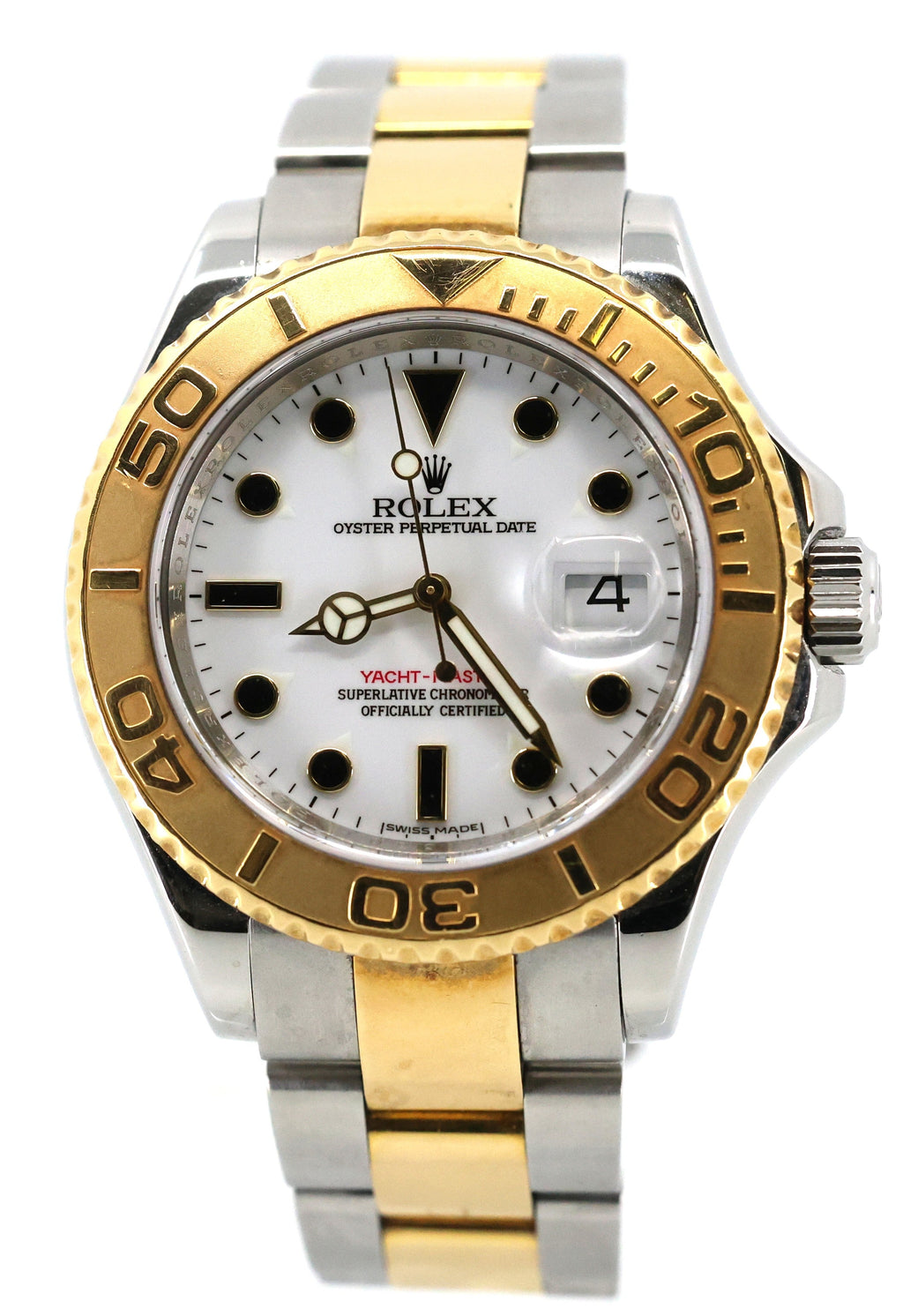 Pre-Owned Rolex Yacht Master 40mm 18k gold & Steel Watch 16623, S105837