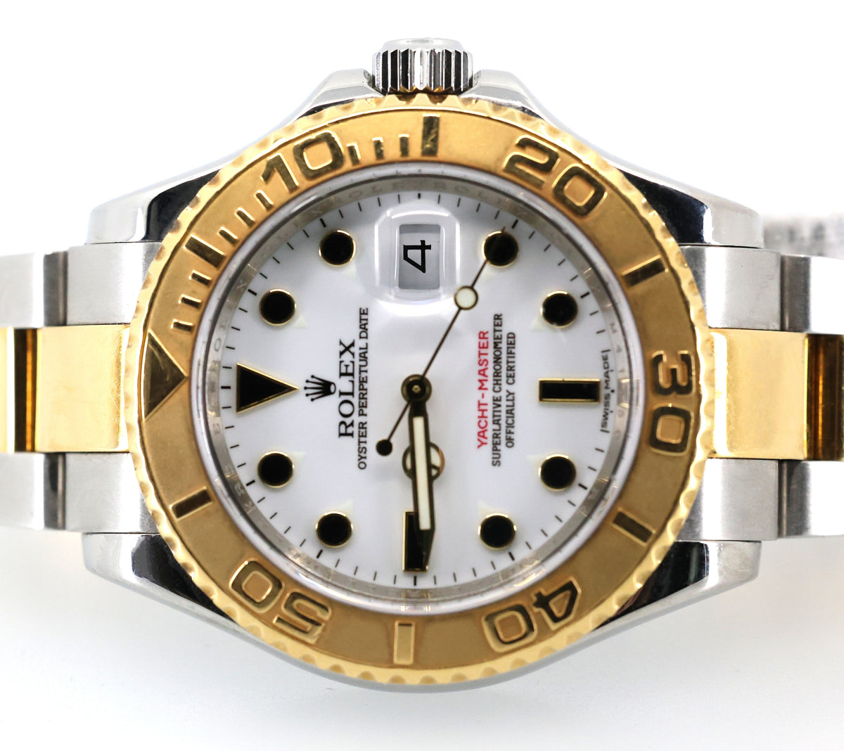 Pre-Owned Rolex Yacht Master 40mm 18k gold & Steel Watch 16623, S105837