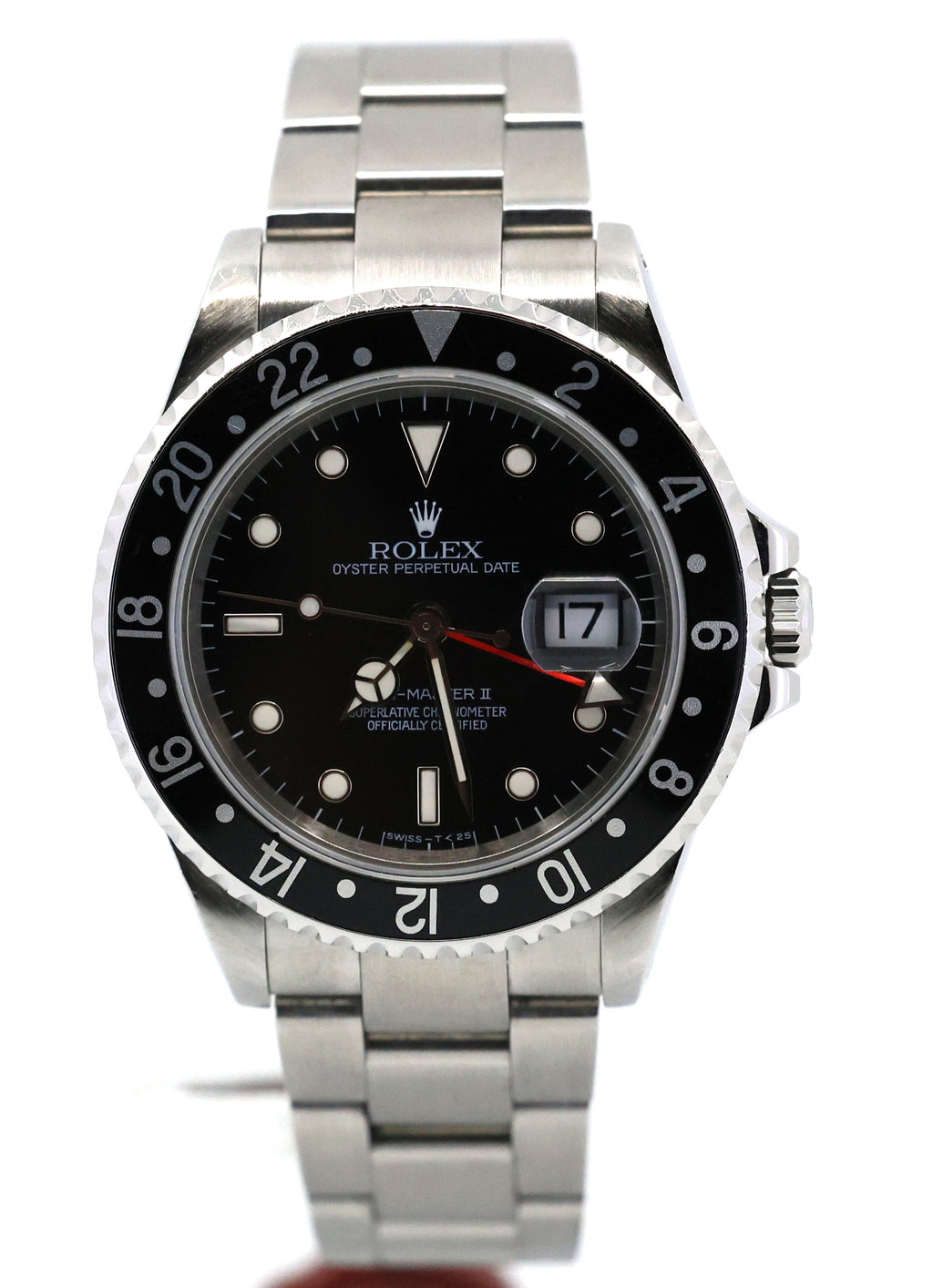 Pre-Owned Rolex GMT-Master II 16710, Stainless Steel Watch 40mm, S16648