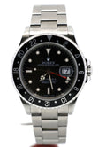 Pre-Owned Rolex GMT-Master II 16710, Stainless Steel Watch 40mm, S16648