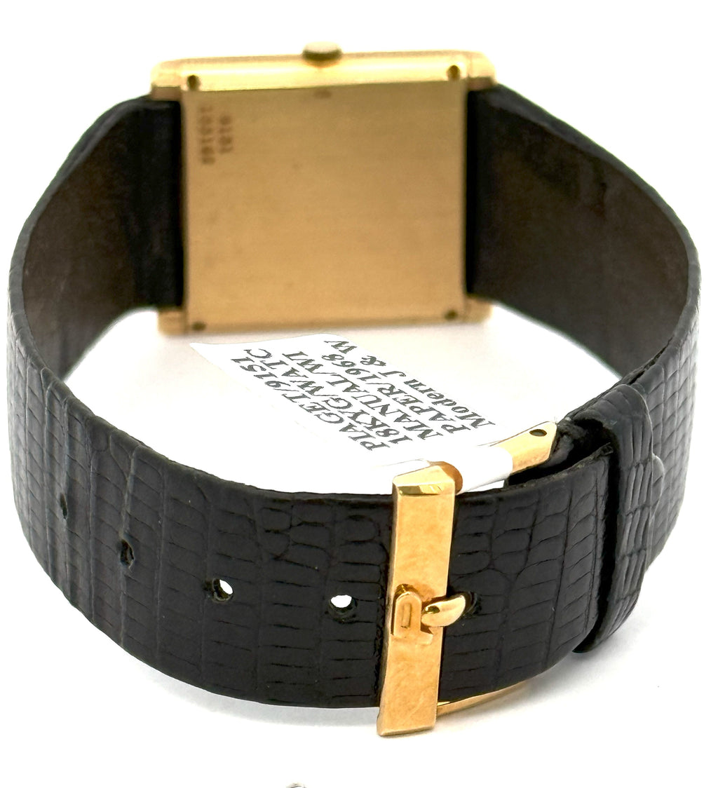 Vintage Piaget 9151 Solid 18K Yellow Gold Tiger Eye Dial watch 1968 (Pre-owned)