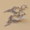 14k White Gold Fancy Drop Earrings, 12.1g, S108841