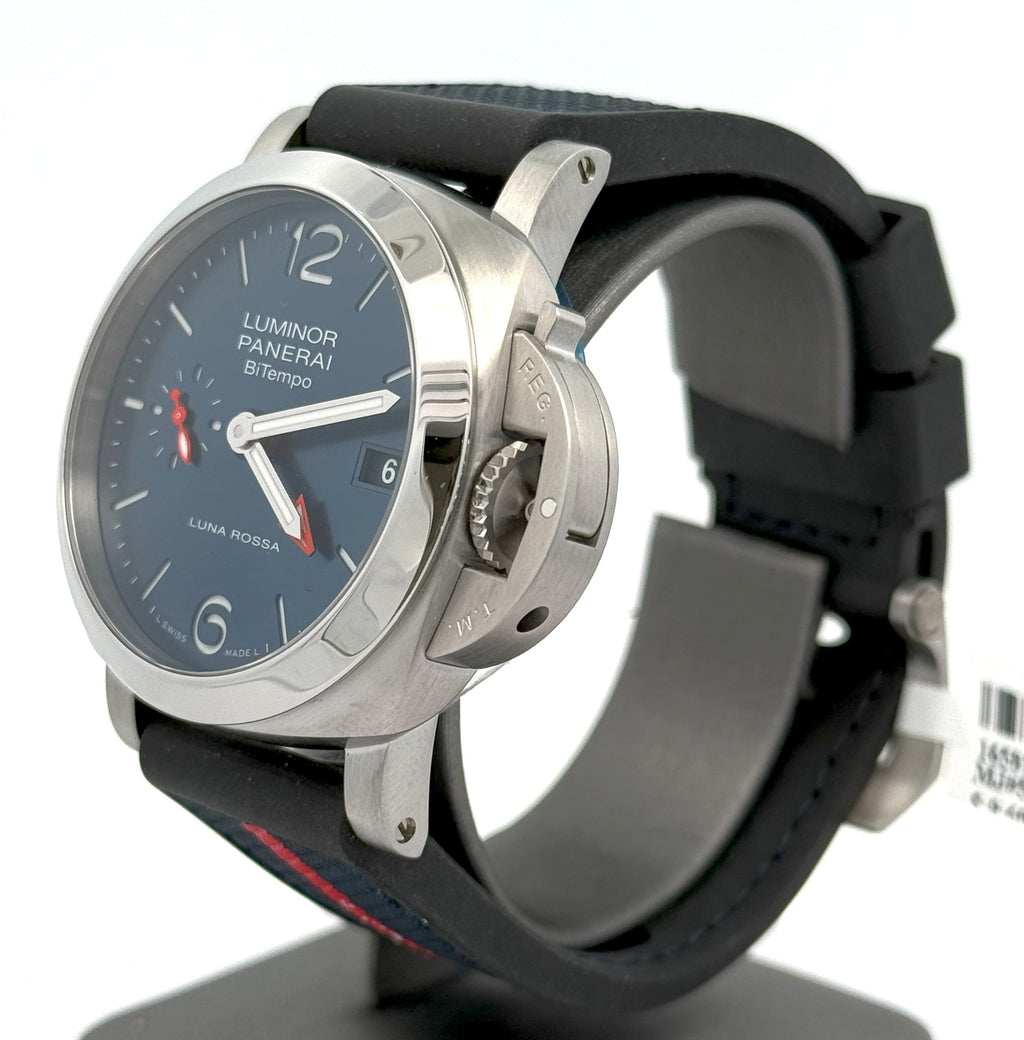 Panerai Luminor Quaranta BiTempo Luna Rossa - Pam 1404 - PAM1404 - Brand New!