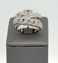 18k White Gold 3.00 CT Diamond Ring, 13.7gm, Size 6.5, S16586