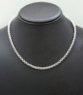 18k White Gold 3.75 CT Diamond Ladies Necklace, 26.9 G, 16", 16288