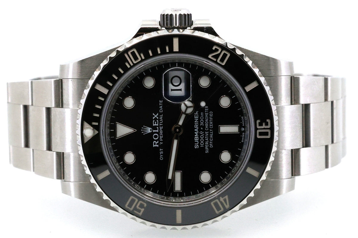 Pre-Owned Rolex Submariner Date 126610LN, Stainless Steel Watch, Box/Card