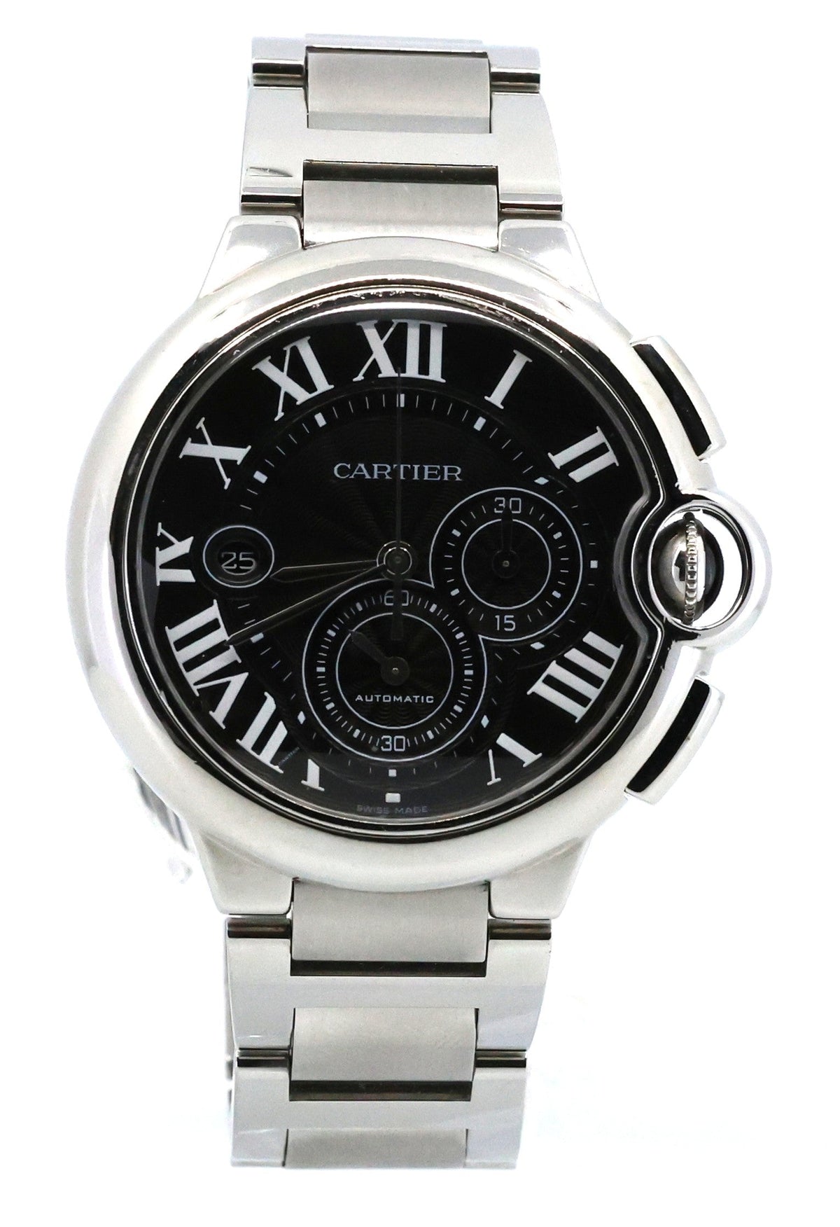 Cartier Ballon Bleu Chronograph 42mm, W6920077, S107186 (Pre-owned)