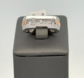 14k Two Tone Gold 1.40 CT Diamond Men's Ring, 12.9g, Size 10.25, S104817