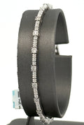 14k White Gold 0.75 CT Diamond Bangle Bracelet, 10.3gm, S16620