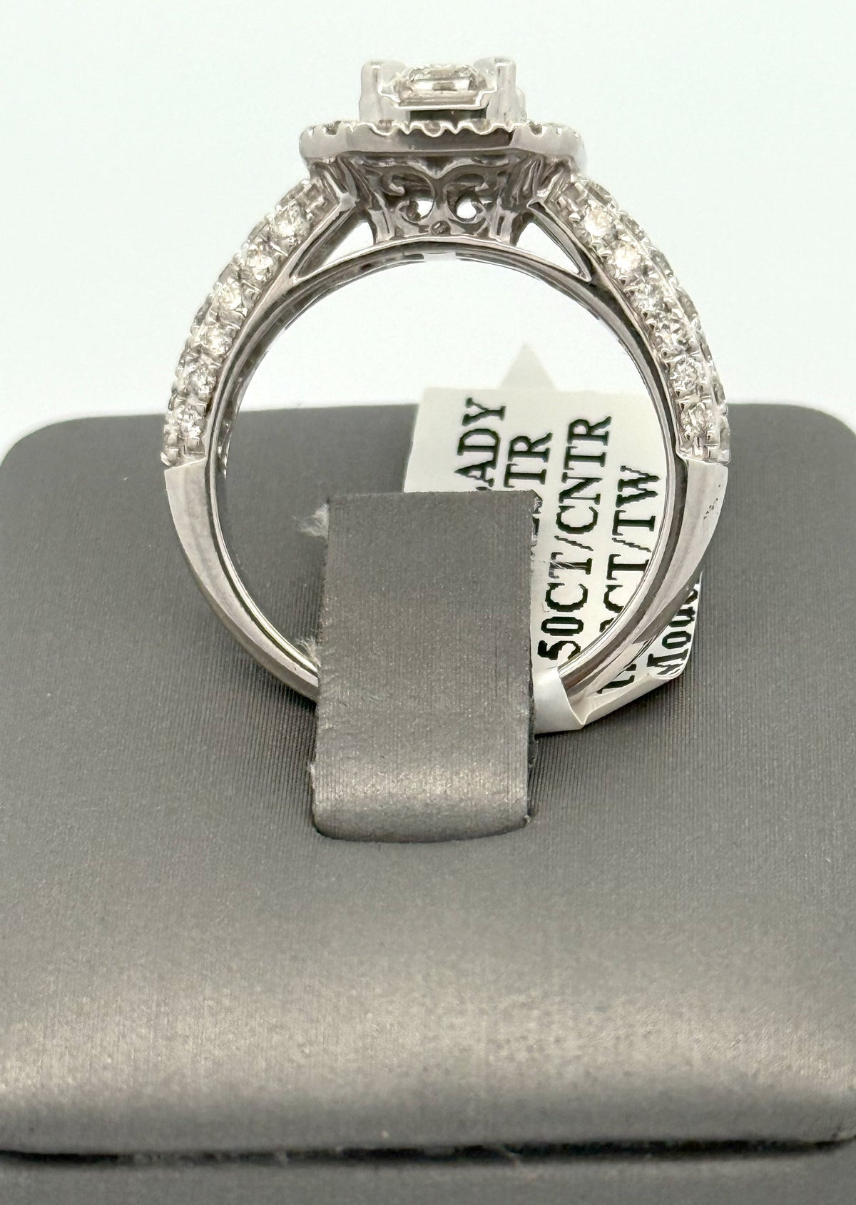14k White Gold 2.75CT Diamond Engagement Ring Size 7.25 S108492