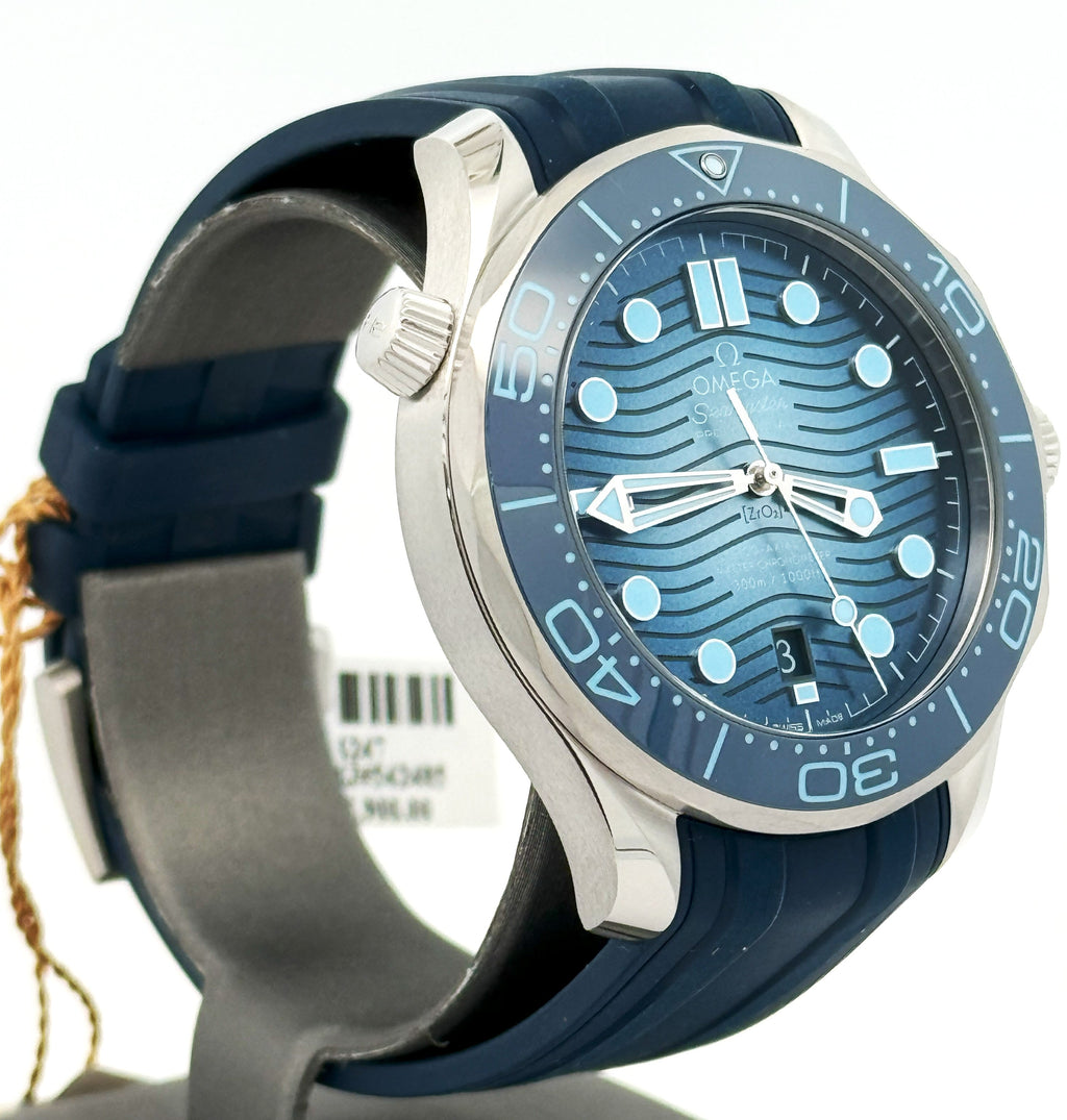 Omega Seamaster Diver 300M Summer Blue Edition 42mm 210.32.42.20.03.002- BRAND NEW
