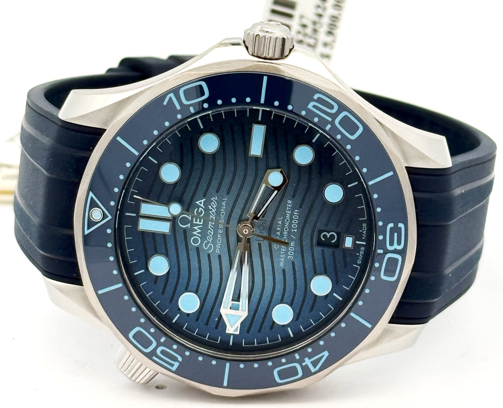 Omega Seamaster Diver 300M Summer Blue Edition 42mm 210.32.42.20.03.002- BRAND NEW