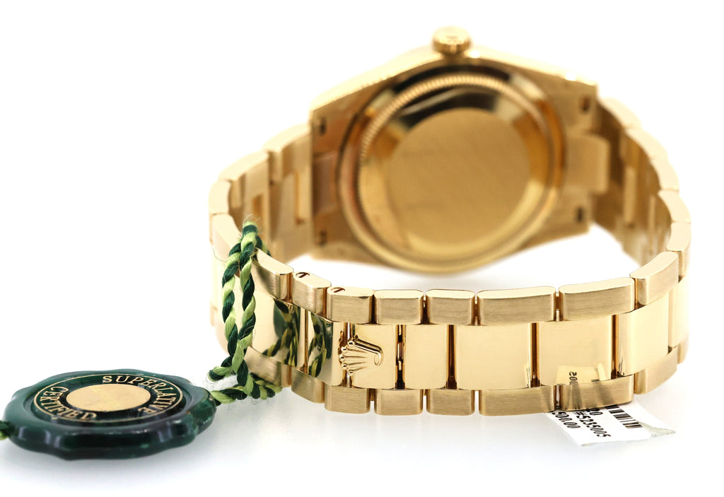 Pre-Owned Rolex Day-Date 36mm 18k Yellow Gold Watch 118208, S108920 (Pre-owned)