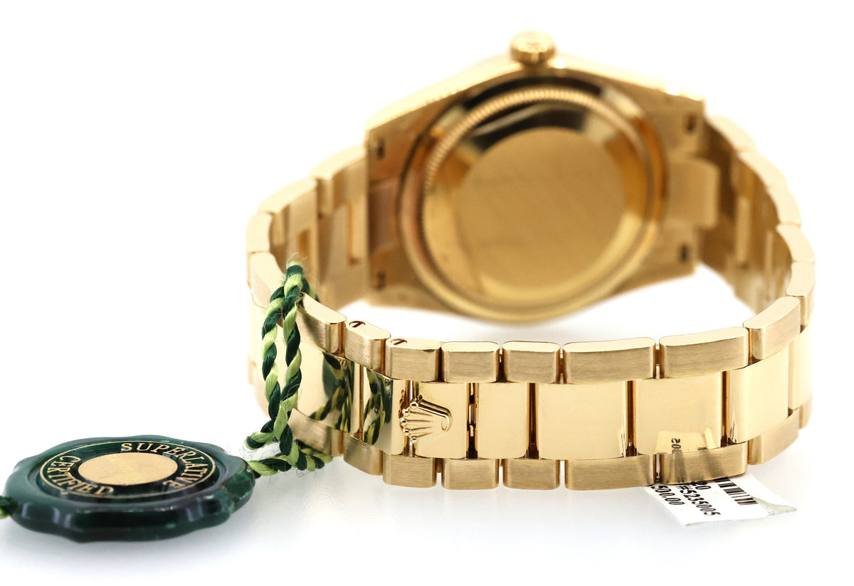 Pre-Owned Rolex Day-Date 36mm 18k Yellow Gold Watch 118208, S108920 (Pre-owned)