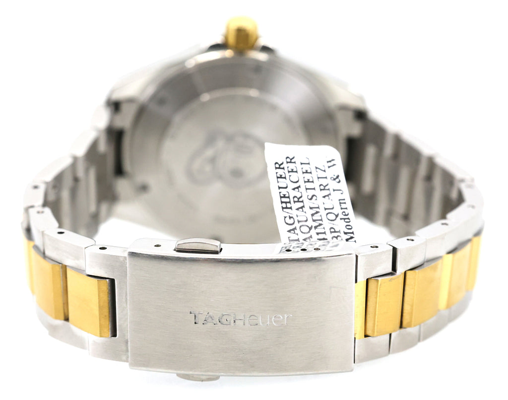 Tag Heuer Aquaracer 41mm Quartz Two-Tone WAY1120.BB0930 Watch, S108956 (Pre-owned)