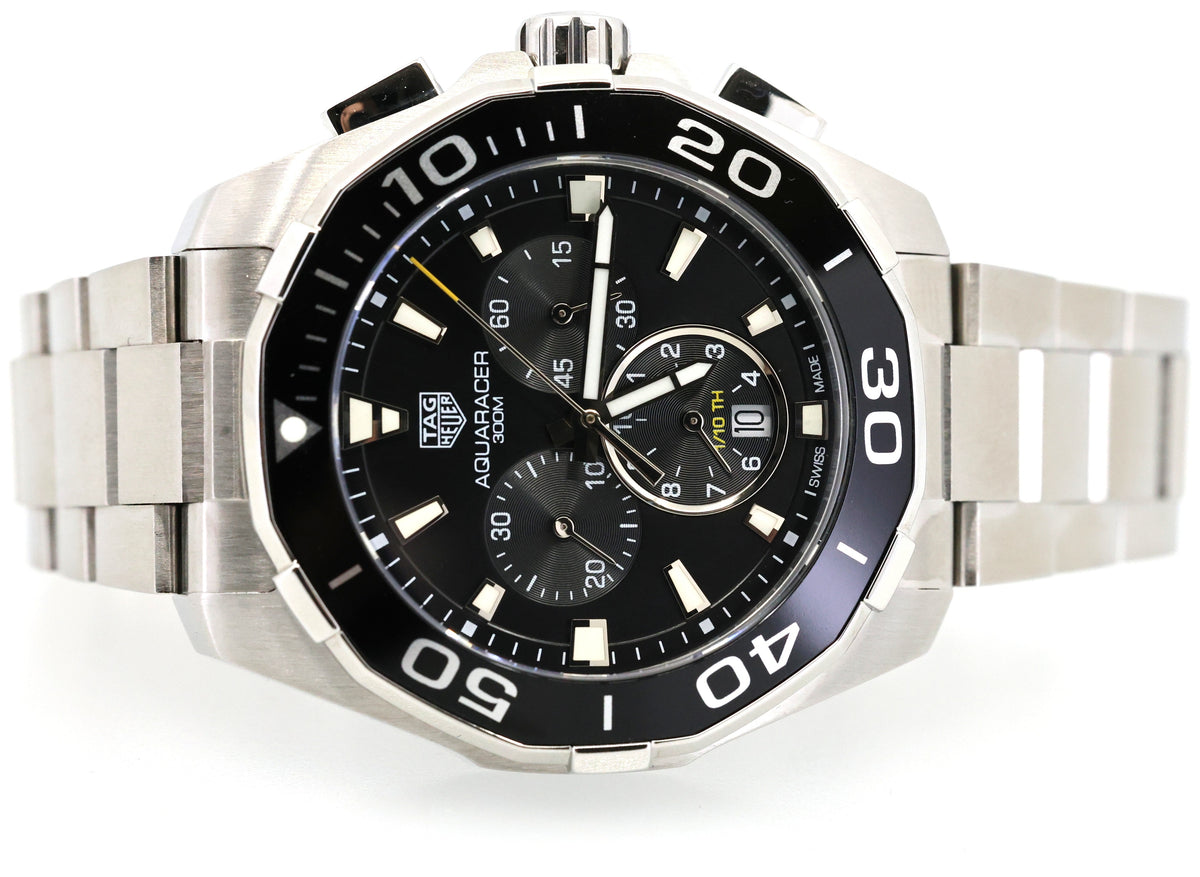 Tag Heuer Aquaracer Chronograph 43mm CAY111A.BA0927 Quartz Watch, S108955 (Pre-owned)