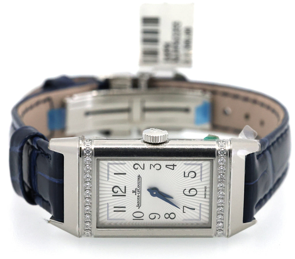 JLC Reverso One Q3288422 Quartz Stainless Steel Diamonds Monoface Watch, S16896