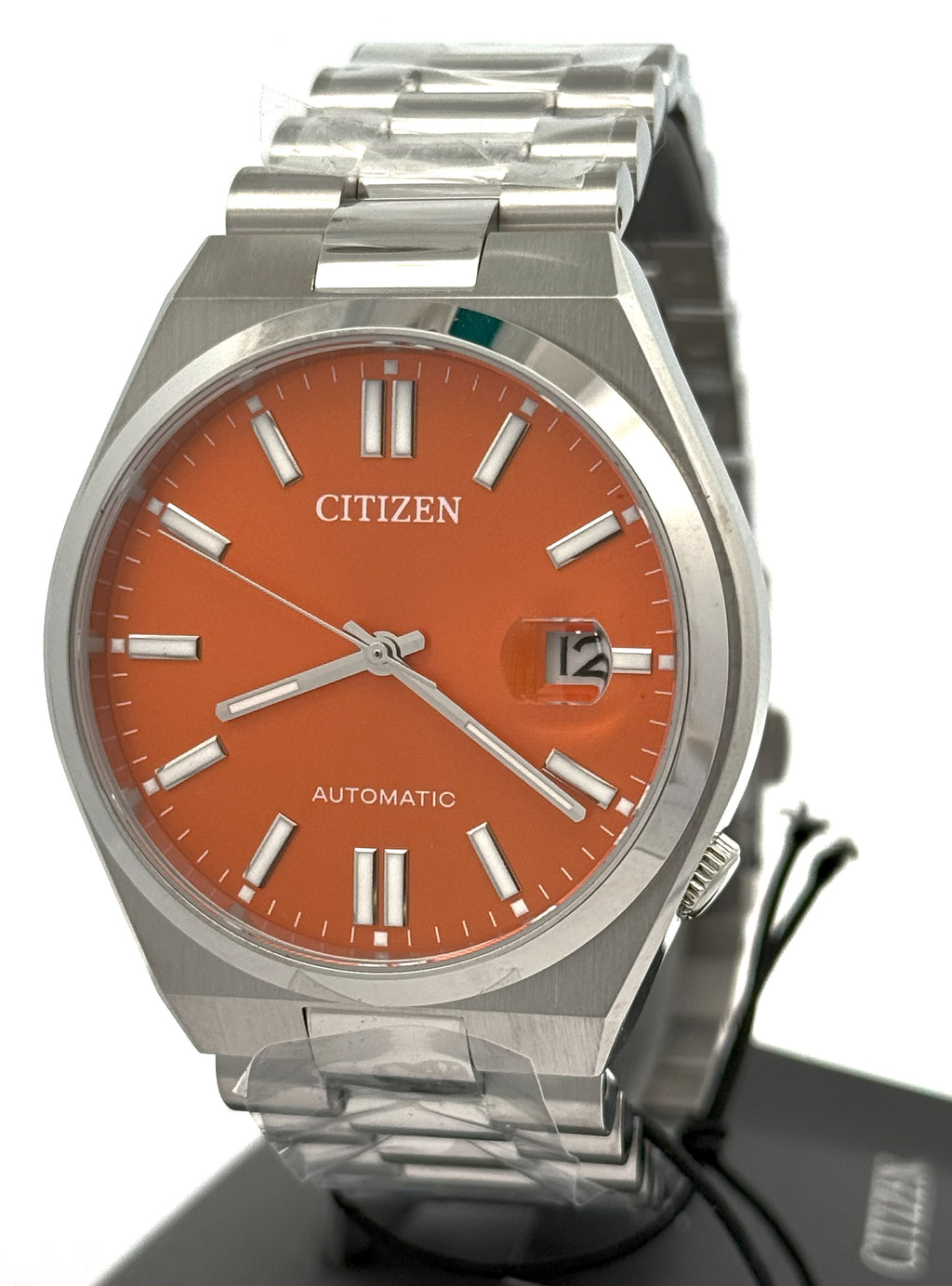 Citizen TSUYOSA Automatic Stainless Steel orange dial 40mm Watch, NJ0151-53Z