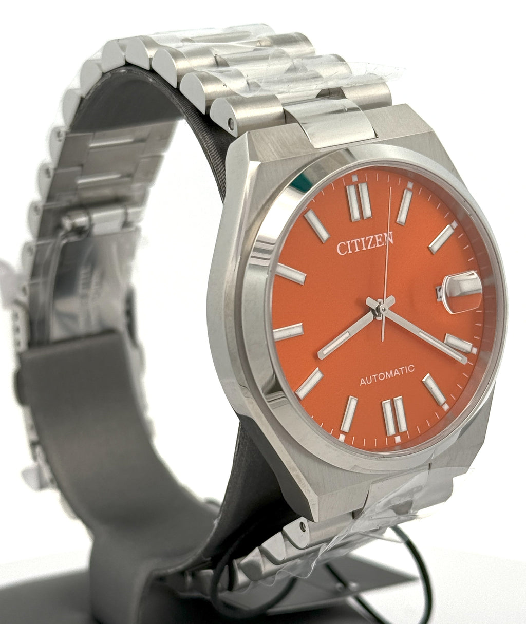 Citizen TSUYOSA Automatic Stainless Steel orange dial 40mm Watch, NJ0151-53Z