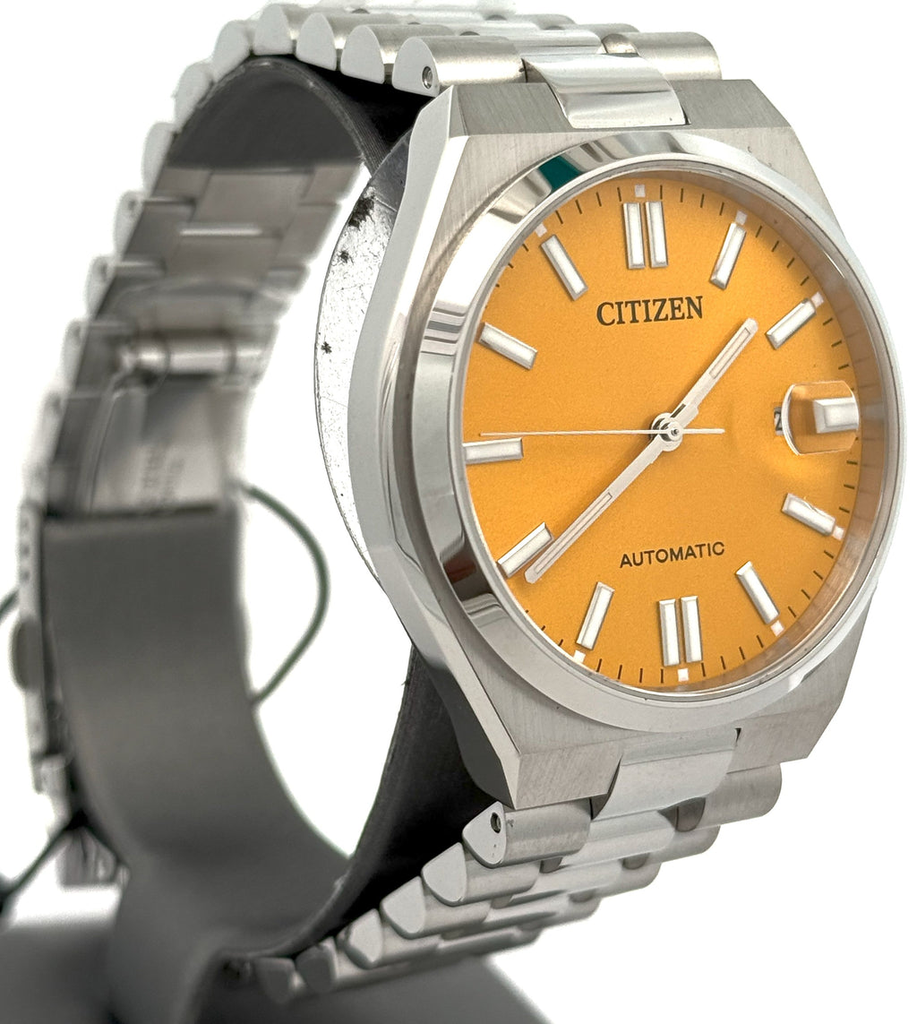 Citizen TSUYOSA Automatic Stainless Steel Yellow dial 40mm Watch NJ0150-56Z