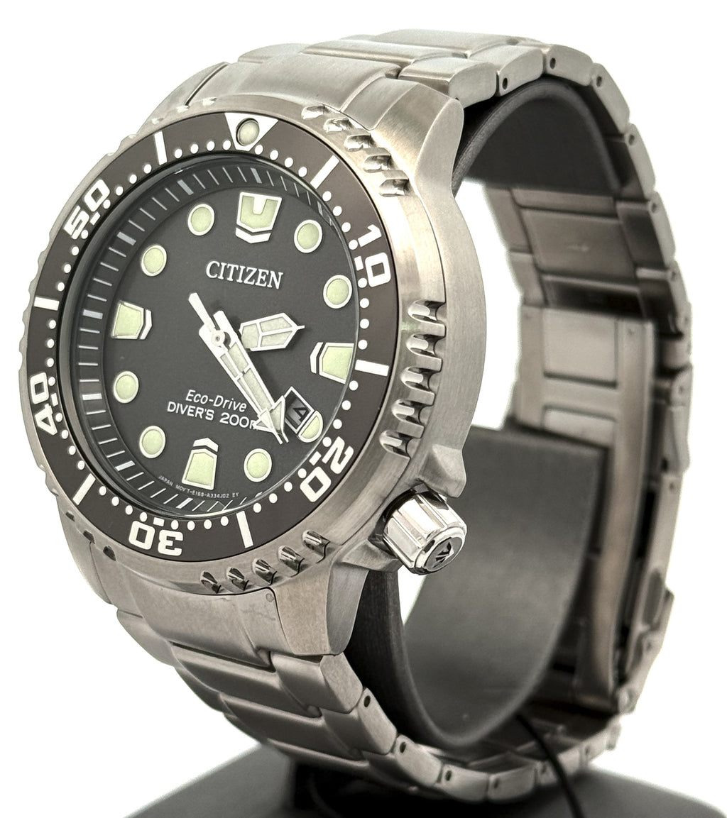 Citizen Promaster Dive Eco Drive 44mm gray dial Stainless Steel Watch, BN0167-50H