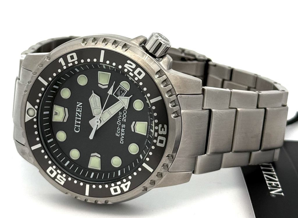 Citizen Promaster Dive Eco Drive 44mm gray dial Stainless Steel Watch, BN0167-50H