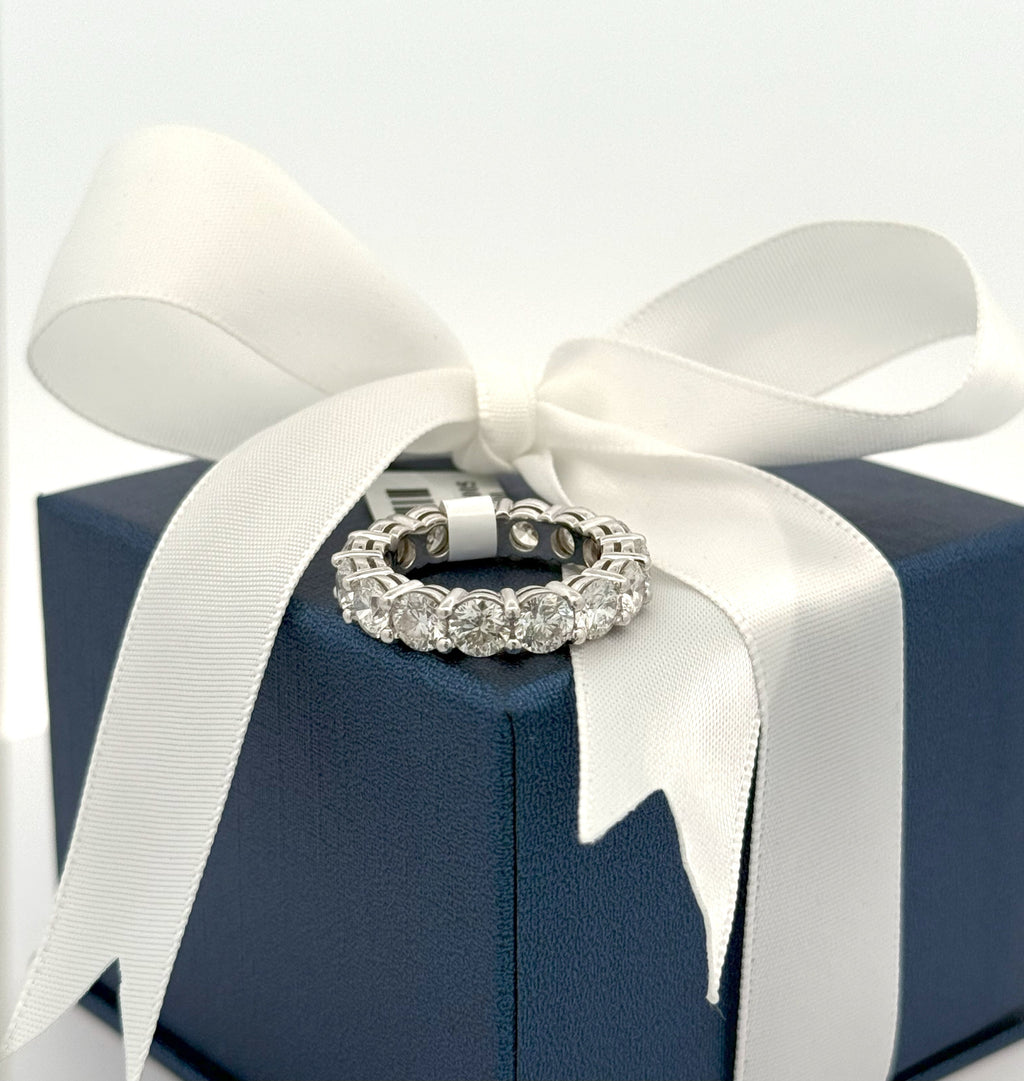 Platinum 5.00 CT Diamond Ladies Ring, 9.9gm, size 7,  S108518