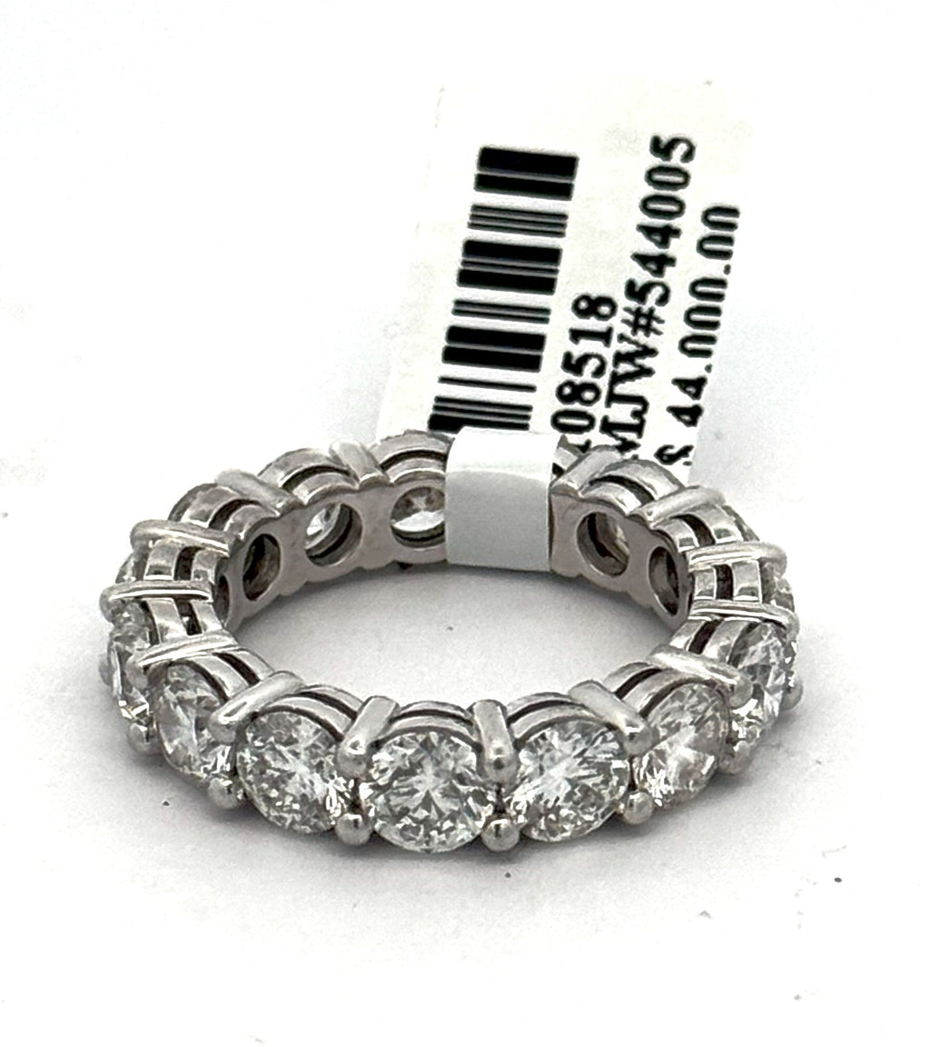 Platinum 5.00 CT Diamond Ladies Ring, 9.9gm, size 7,  S108518
