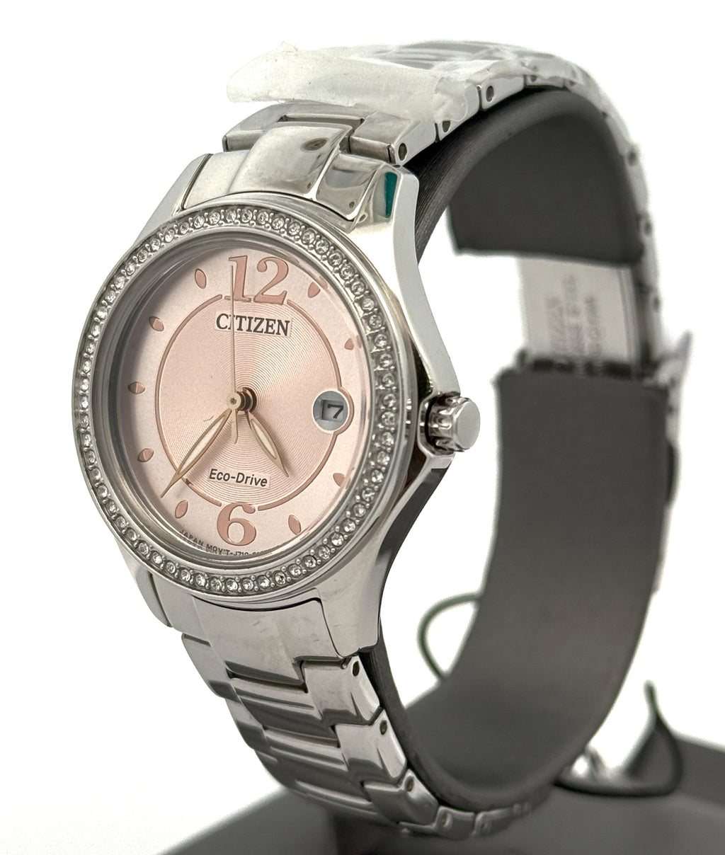 Citizen Silhouette Crystal Eco Drive 30MM Ladies Watch, FE1140-86X