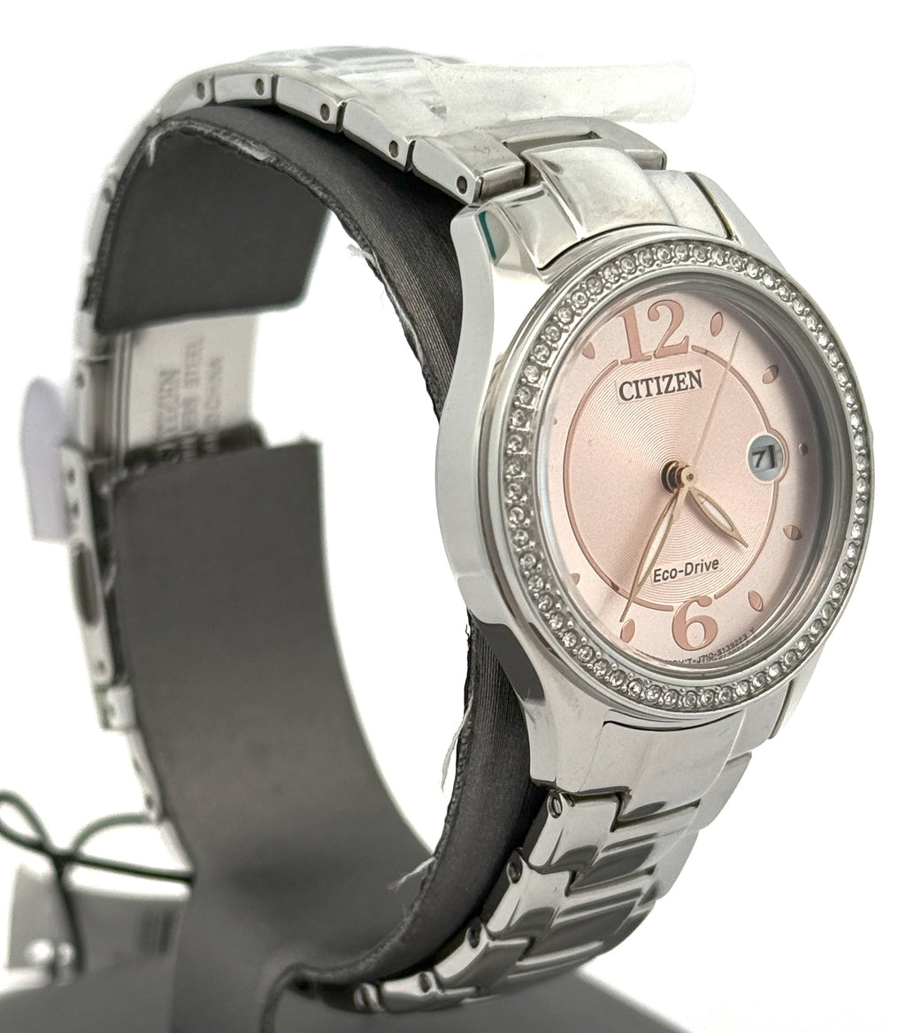 Citizen Silhouette Crystal Eco Drive 30MM Ladies Watch, FE1140-86X