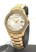 Citizen Crystal Eco Drive 30MM Ladies Watch, FE1147-79P