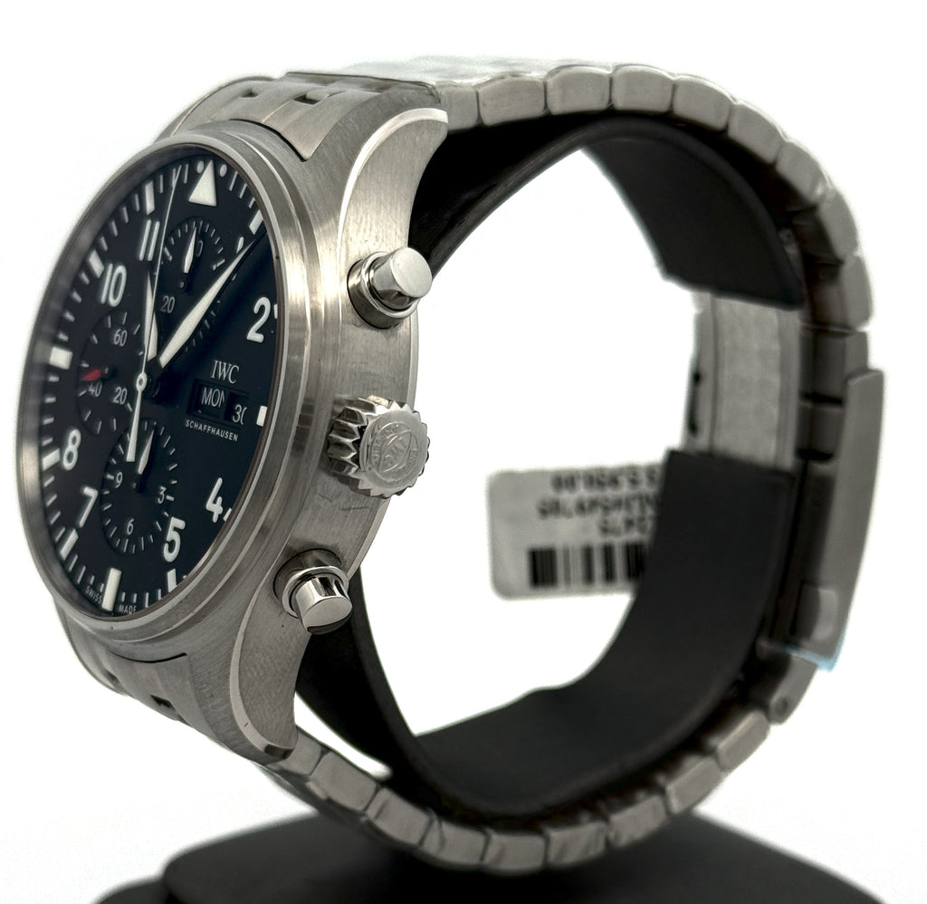 IWC Pilot’s Watch Chronograph 43MM BLACK DIAL - IW377710, S12475