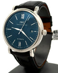 IWC Portofino Automatic Watch 40MM Blue DIAL - IW356512, S14031