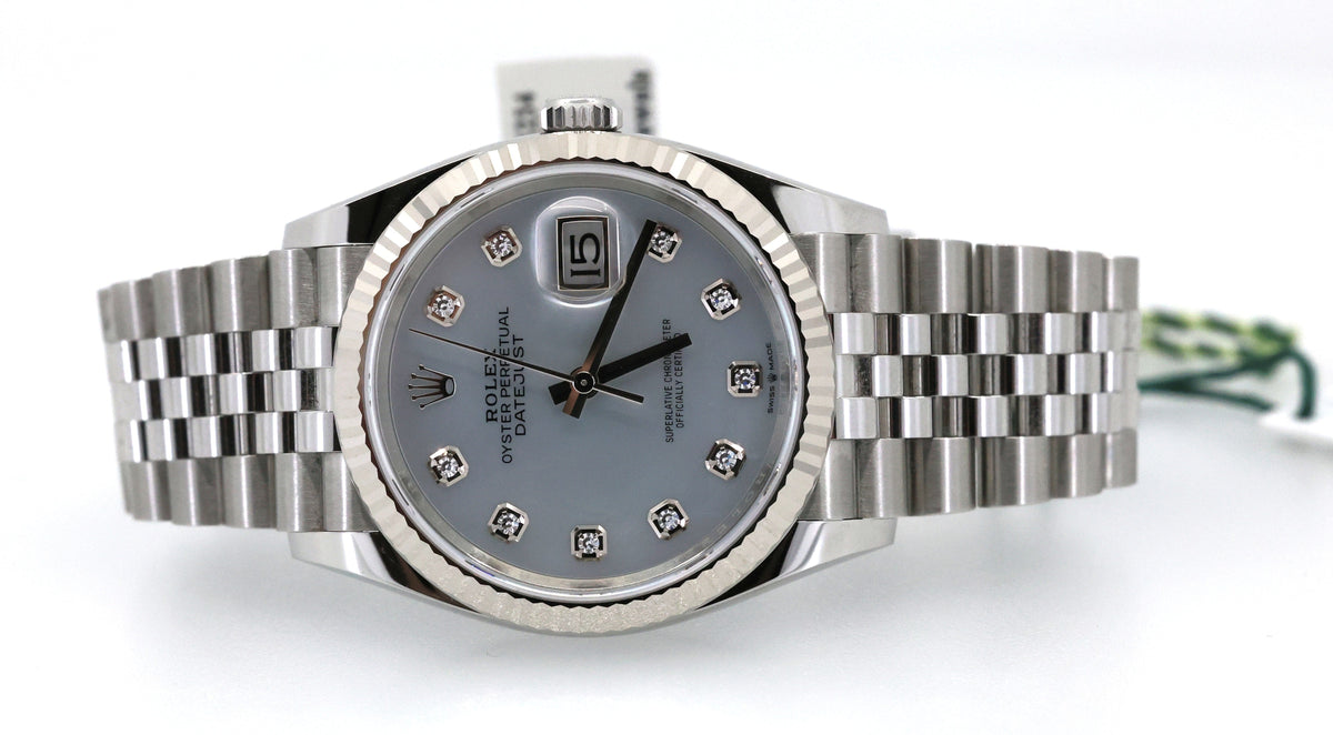 Rolex Datejust 36mm Steel & White Gold 126234-0020 Mother-of-pearl Dial,(Pre-owned)