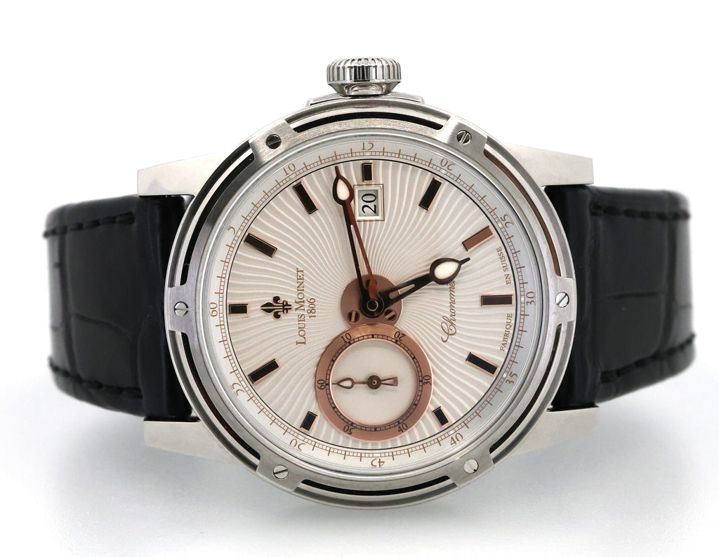 Louis Moinet Mecanograph 1806 LM55.10 Automatic Stainless Steel Watch (Pre-owned)